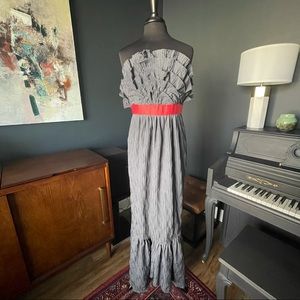 BCBG Long Strapless Dress